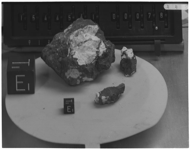Inventory Photograph of Apollo 15 Sample(s) 15445,41
