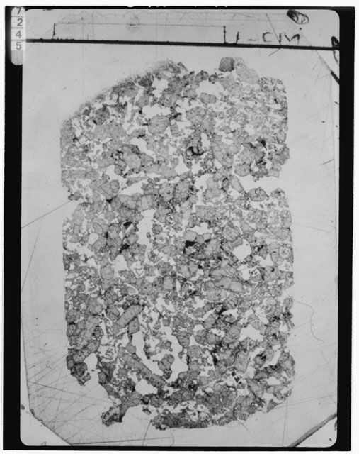 Thin Section Photograph of Apollo 15 Sample(s) 15555,172