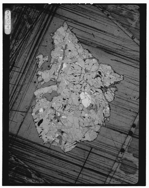 Thin Section Photograph of Apollo 15 Sample(s) 15075,1