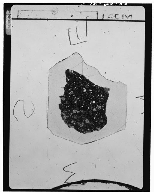 Thin Section Photograph of Apollo 15 Sample(s) 15445,60