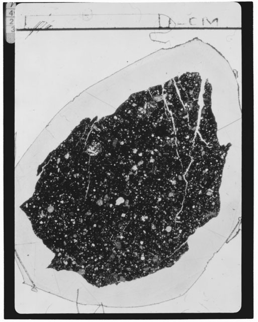 Thin Section Photograph of Apollo 15 Sample(s) 15505,54