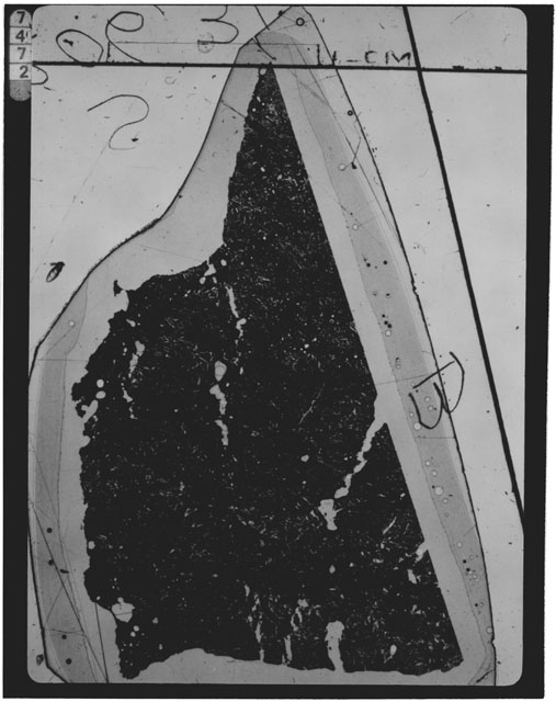 Thin Section Photograph of Apollo 15 Sample(s) 15206,31