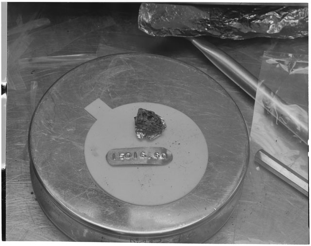 Inventory Photograph of Apollo 15 Sample(s) 15016,60