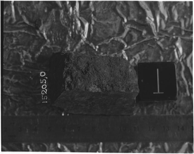 Inventory Photograph of Apollo 15 Sample(s) 15205,0
