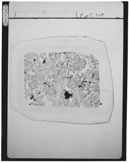 Thin Section Photograph of Apollo 15 Sample(s) 15076,67