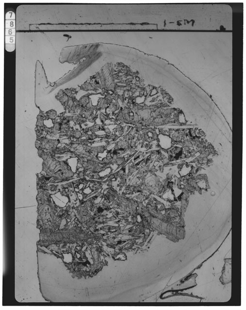 Thin Section Photograph of Apollo 15 Sample(s) 15475,149