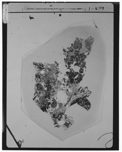 Black and white Thin Section photograph of Apollo 16 Sample(s) 68815,17.