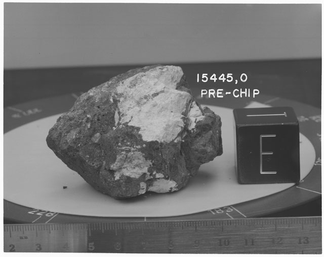 Rock Reconstruction Photograph of Apollo 15 Sample(s) 15445,0