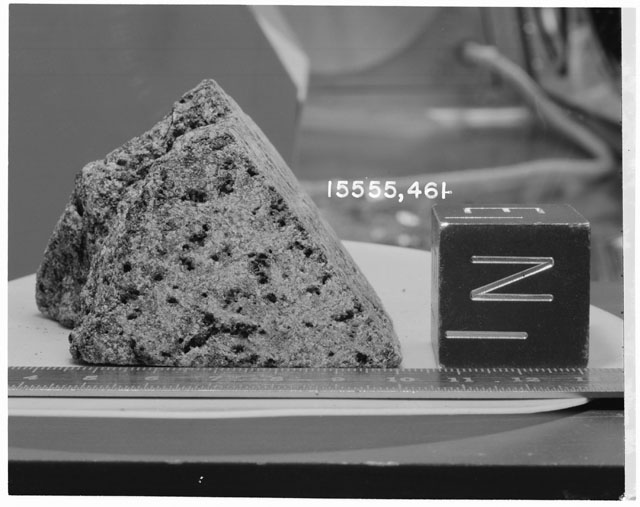 Processing Photograph of Apollo 15 Sample(s) 15555,461