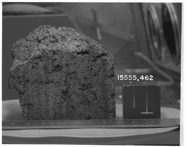 Processing Photograph of Apollo 15 Sample(s) 15555,462
