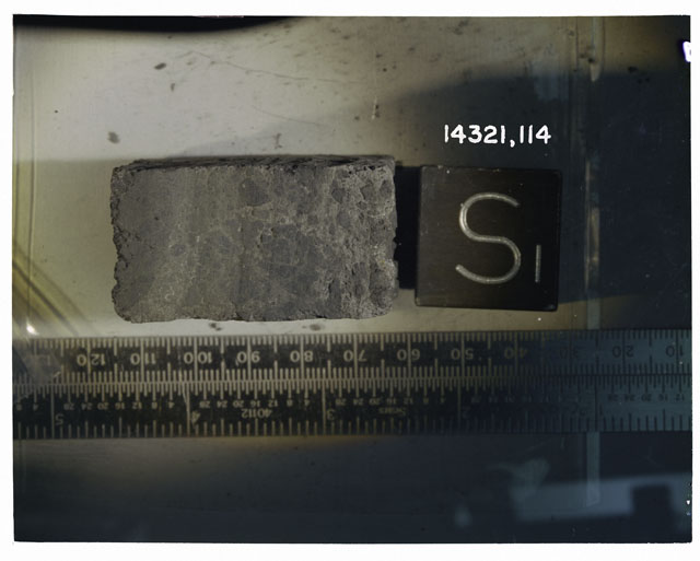 Color Processing Photo of Apollo 14 Sample 14321,114