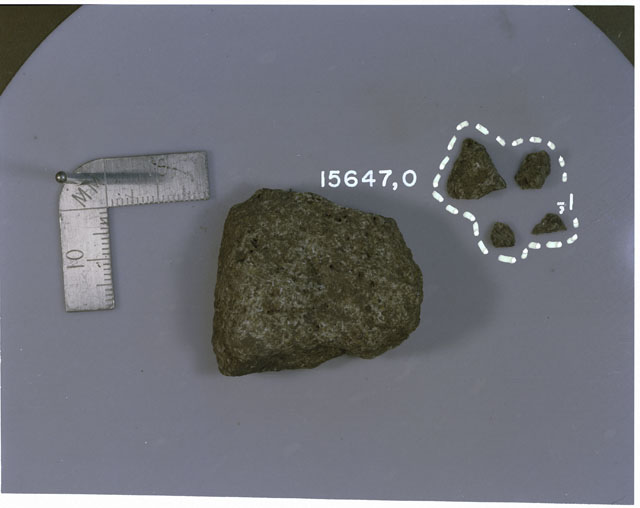 Rock Reconstruction Photograph of Apollo 15 Sample(s) 15647,0,1