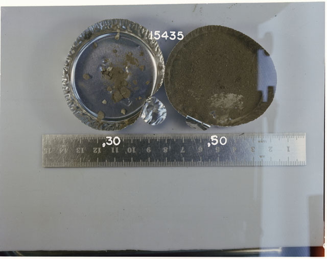 Processing Photograph of Apollo 15 Sample(s) 15435,30,50