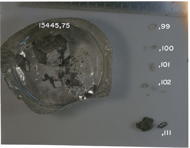 Rock Reconstruction Photograph of Apollo 15 Sample(s) 15445,75$99,100