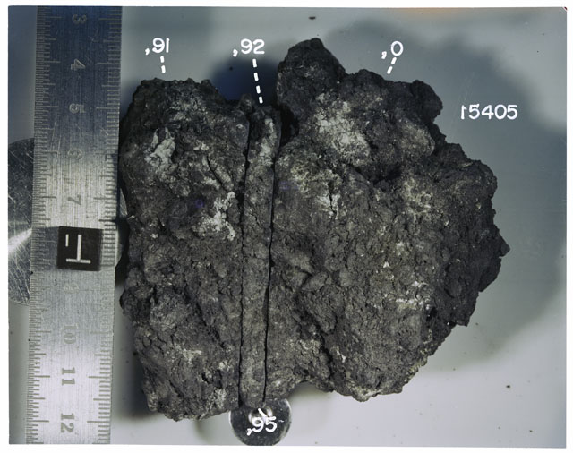 Rock Reconstruction Photograph of Apollo 15 Sample(s) 15405,0,91,92,95
