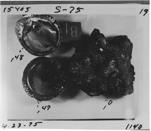 Processing Photograph of Apollo 15 Sample(s) 15405,0,19,47,48