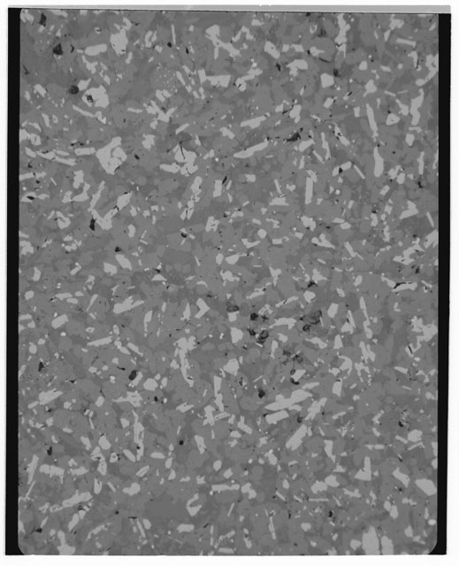 Black and white Thin Section photograph of Apollo 11 Sample(s) 10069,37.