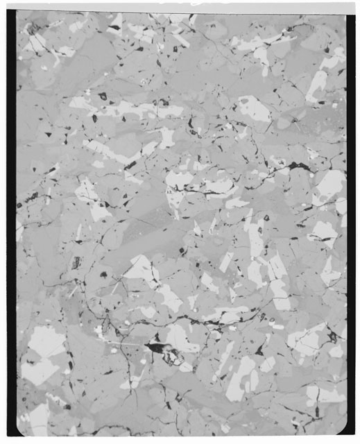 Black and white Thin Section photograph of Apollo 11 Sample(s) 10017,82.