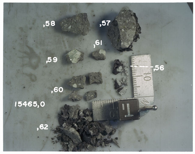 Processing Photograph of Apollo 15 Sample(s) 15465,0,56