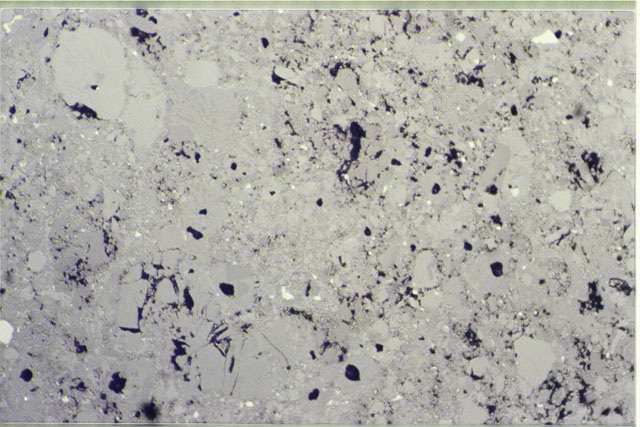 Color 1.4 MM Thin Section photograph of Apollo 12 Sample(s) 12034,35 using reflective light.