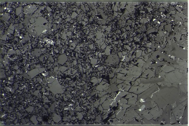 Color 1.4 MM Thin Section photograph of Apollo 17 Sample(s) 72275,148 using reflected light.
