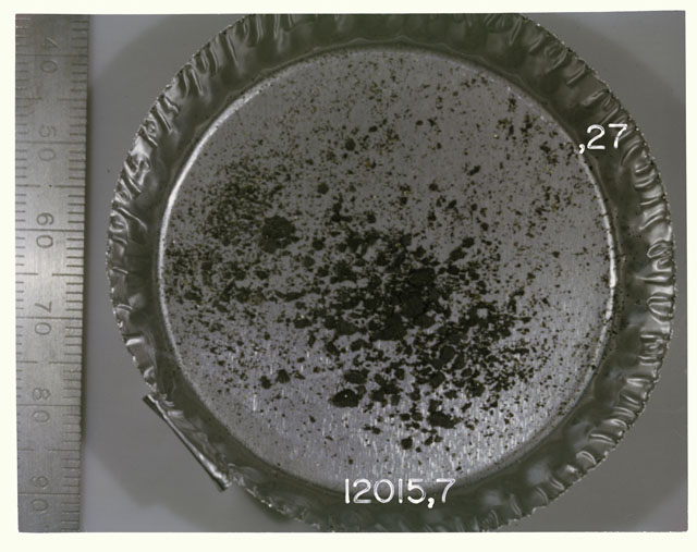 Processing photograph of Apollo 12 sample(s) 12015,27.